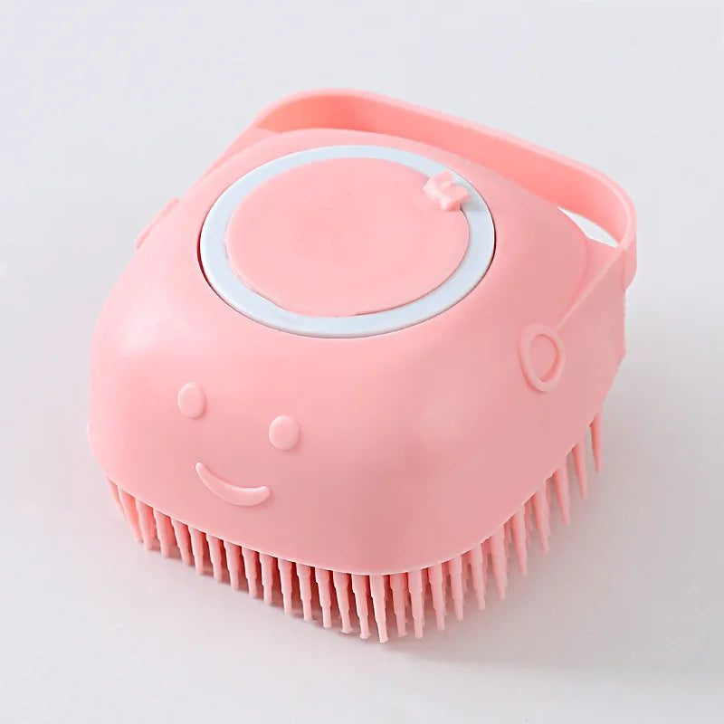 Silicone Pet Bathing Brush & Massage Comb for Dogs and Cats