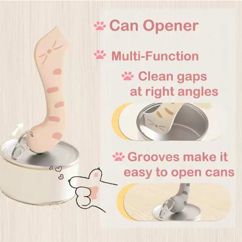 Pet Can Lid & Spoon Set – Seal & Serve Cat/Dog Food Fresh