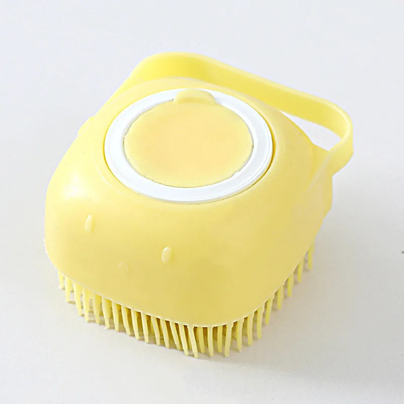Silicone Pet Bathing Brush & Massage Comb for Dogs and Cats