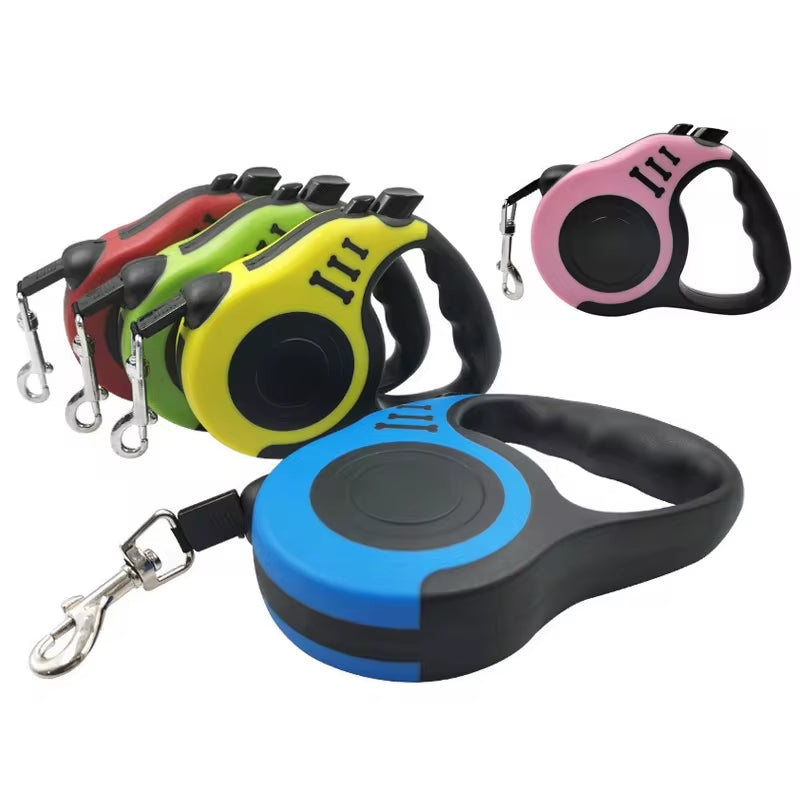 Retractable Dog Leash – 3m/5m for Small to Large Dogs