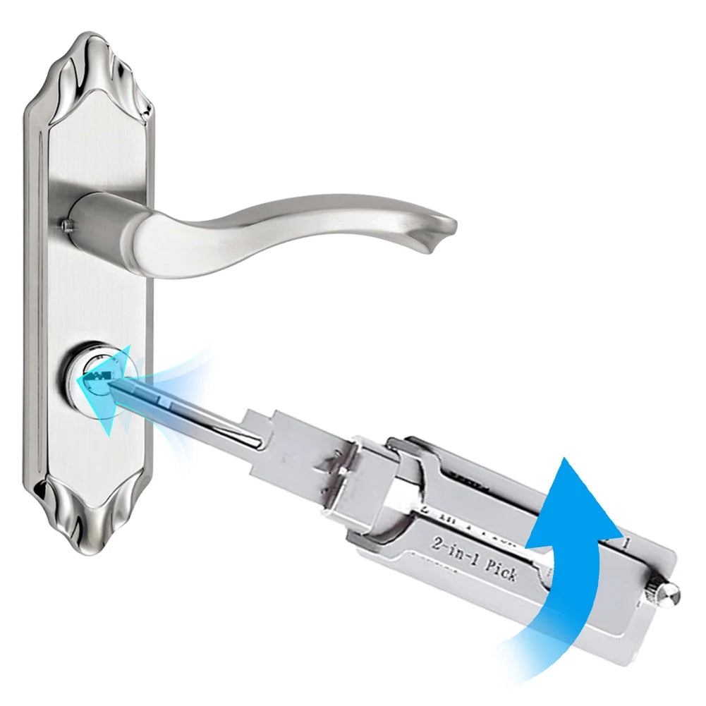 Stainless Steel Key Decoder Precision Hook and Pickup Hand Tool O-Ring Pickup Repair Kit Available Hook Hand Measuring Tool Kits