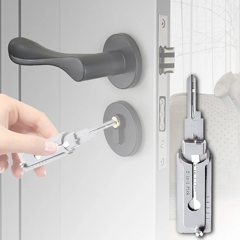 Stainless Steel Key Decoder Precision Hook and Pickup Hand Tool O-Ring Pickup Repair Kit Available Hook Hand Measuring Tool Kits