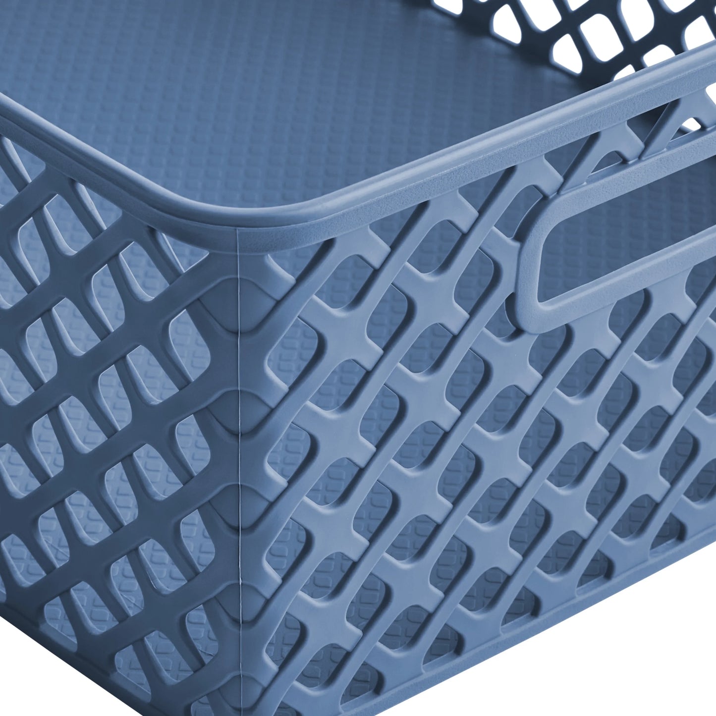 4-Piece Blue Decorative Storage Basket Set