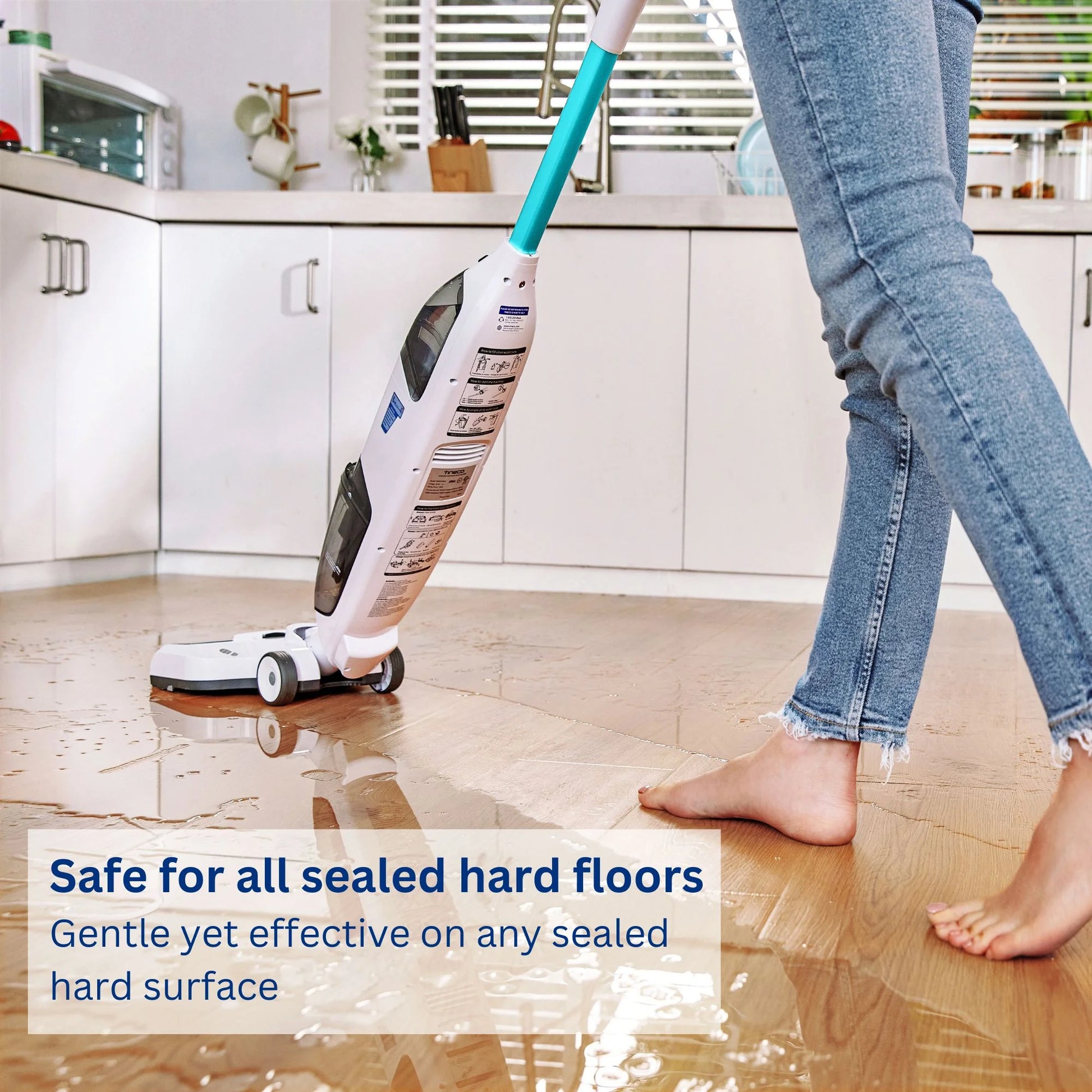 iFloor 2 Cordless Wet/Dry Vacuum Cleaner – Lightweight Hard Floor Cleaner, Blue