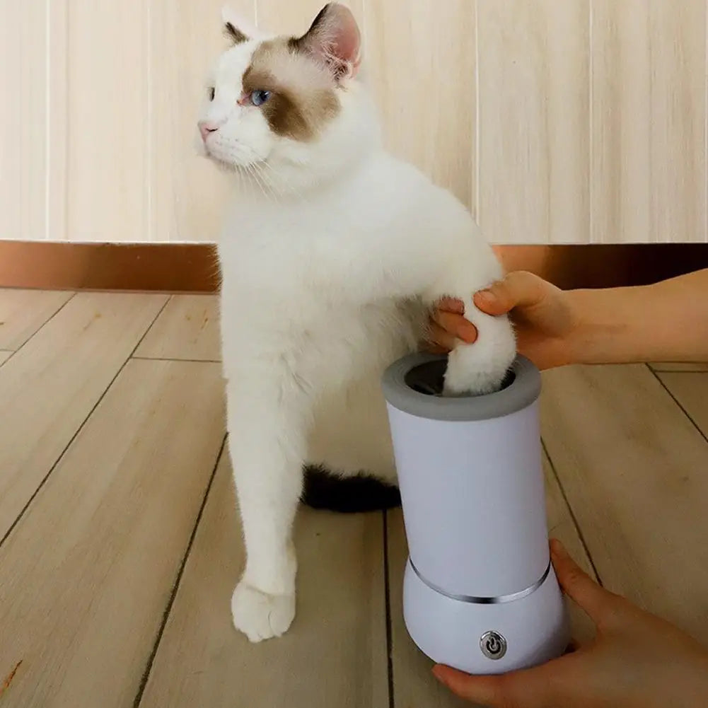 Automatic Electric Dog Paw Cleaner – USB Rechargeable Portable Paw Washer