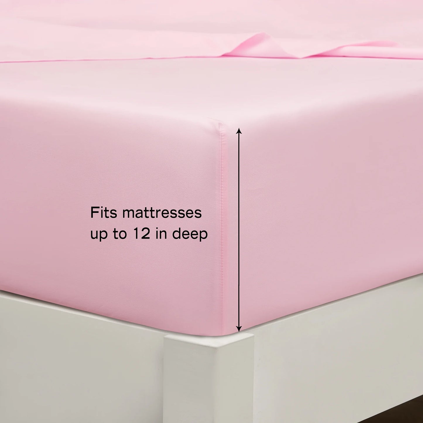 7-Piece Pink Wildflower Bedding Set for Girls – Full Size Floral Polyester Comforter Set with Shams & Decorative Pillows