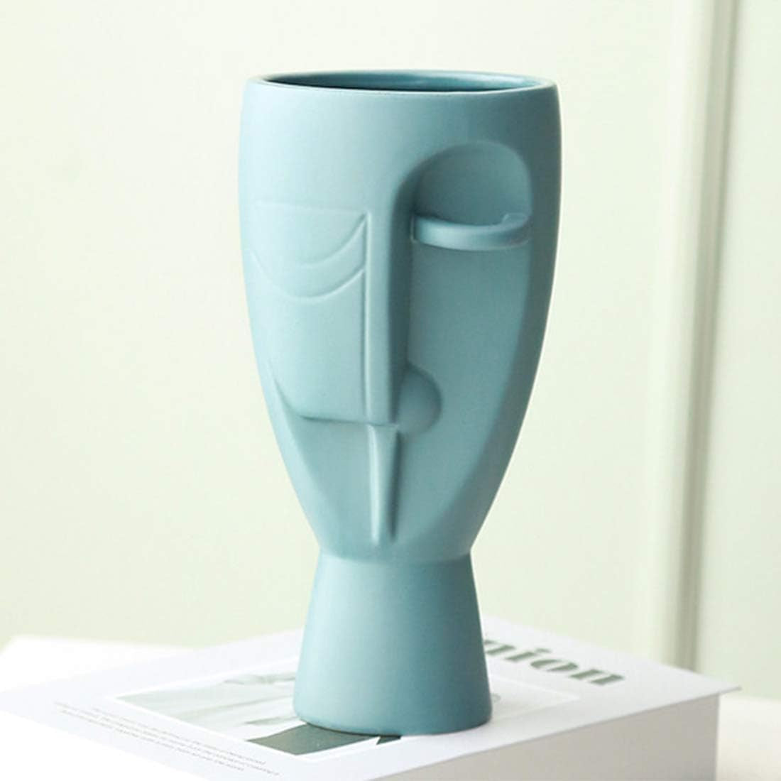 Face Art Ceramic Vases – Minimalist Body-Inspired Floral Vases for Home & Office Decor