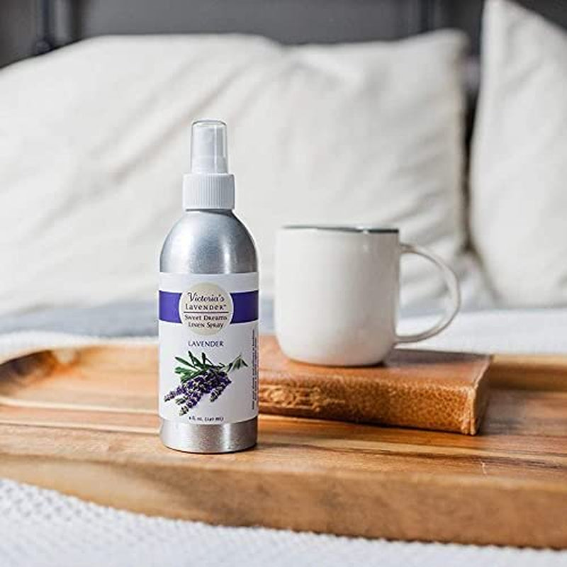 Lavender Pillow & Linen Spray, 2-Pack – Handmade Aromatherapy Mist, 16 oz Total