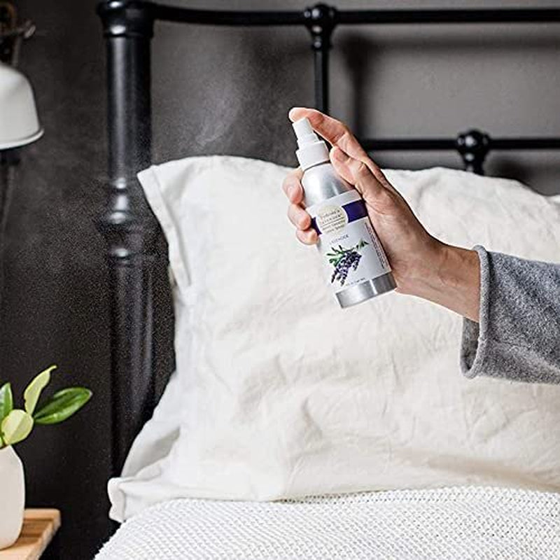 Lavender Pillow & Linen Spray, 2-Pack – Handmade Aromatherapy Mist, 16 oz Total