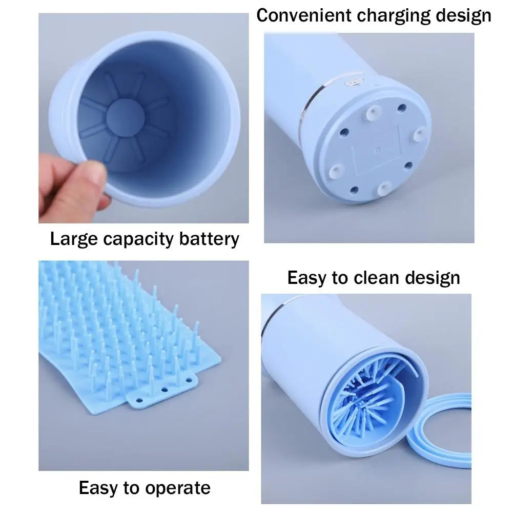Automatic Electric Dog Paw Cleaner – USB Rechargeable Portable Paw Washer