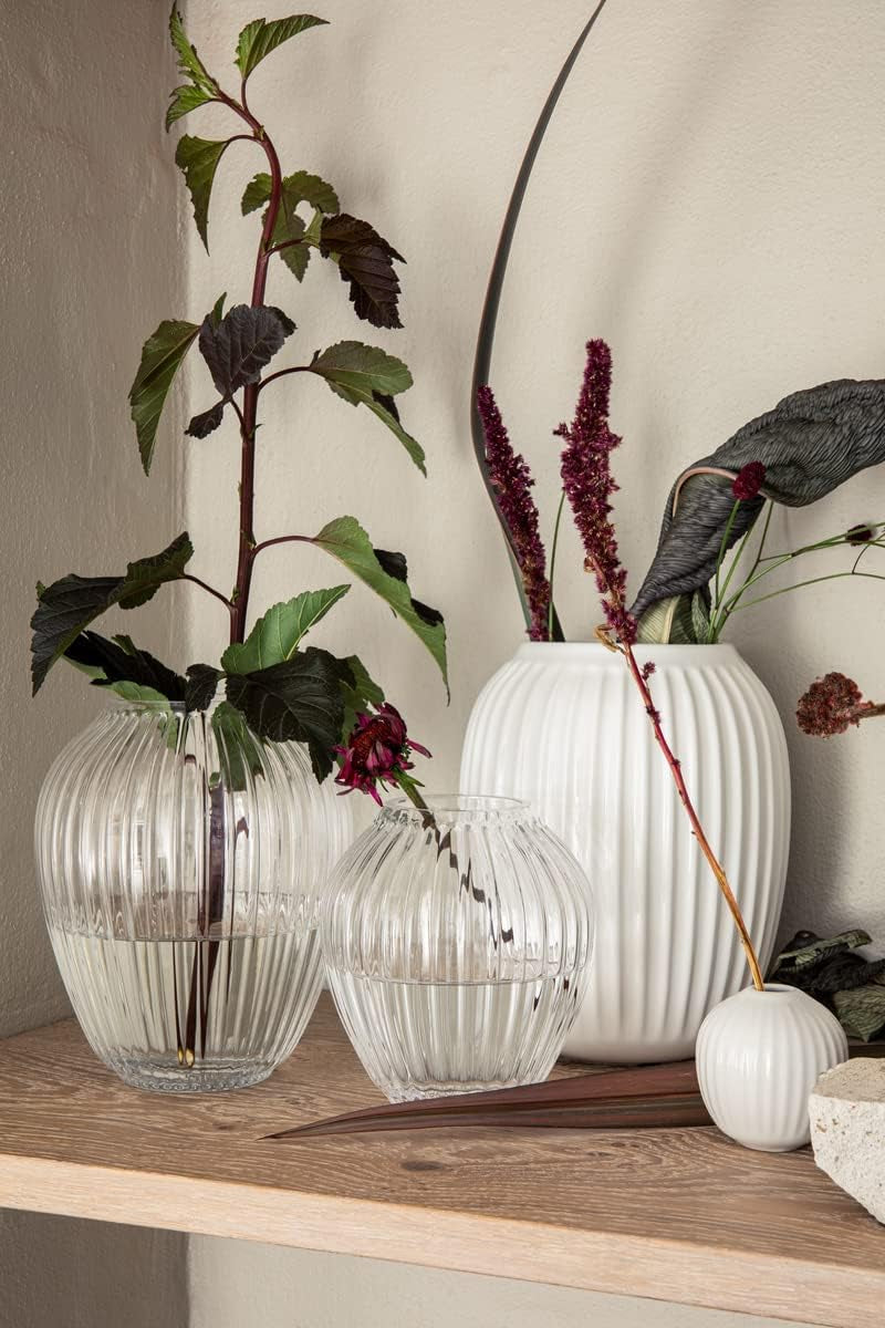 Kahler Hammershoi Vase, White, 4.1" H X 3.3" D
