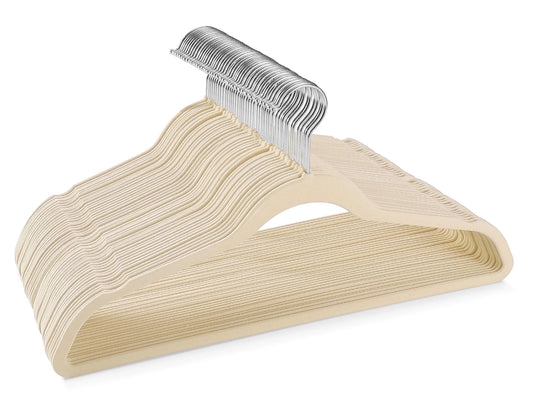 60-Pack Premium Velvet Hangers – Non-Slip, Heavy Duty, Space-Saving Closet Organization