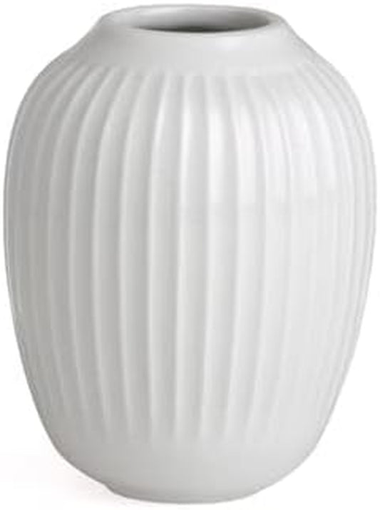 Kahler Hammershoi Vase, White, 4.1" H X 3.3" D
