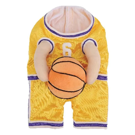 Dog Basketball Costume with Ball – Cotton Vest for Small Dogs