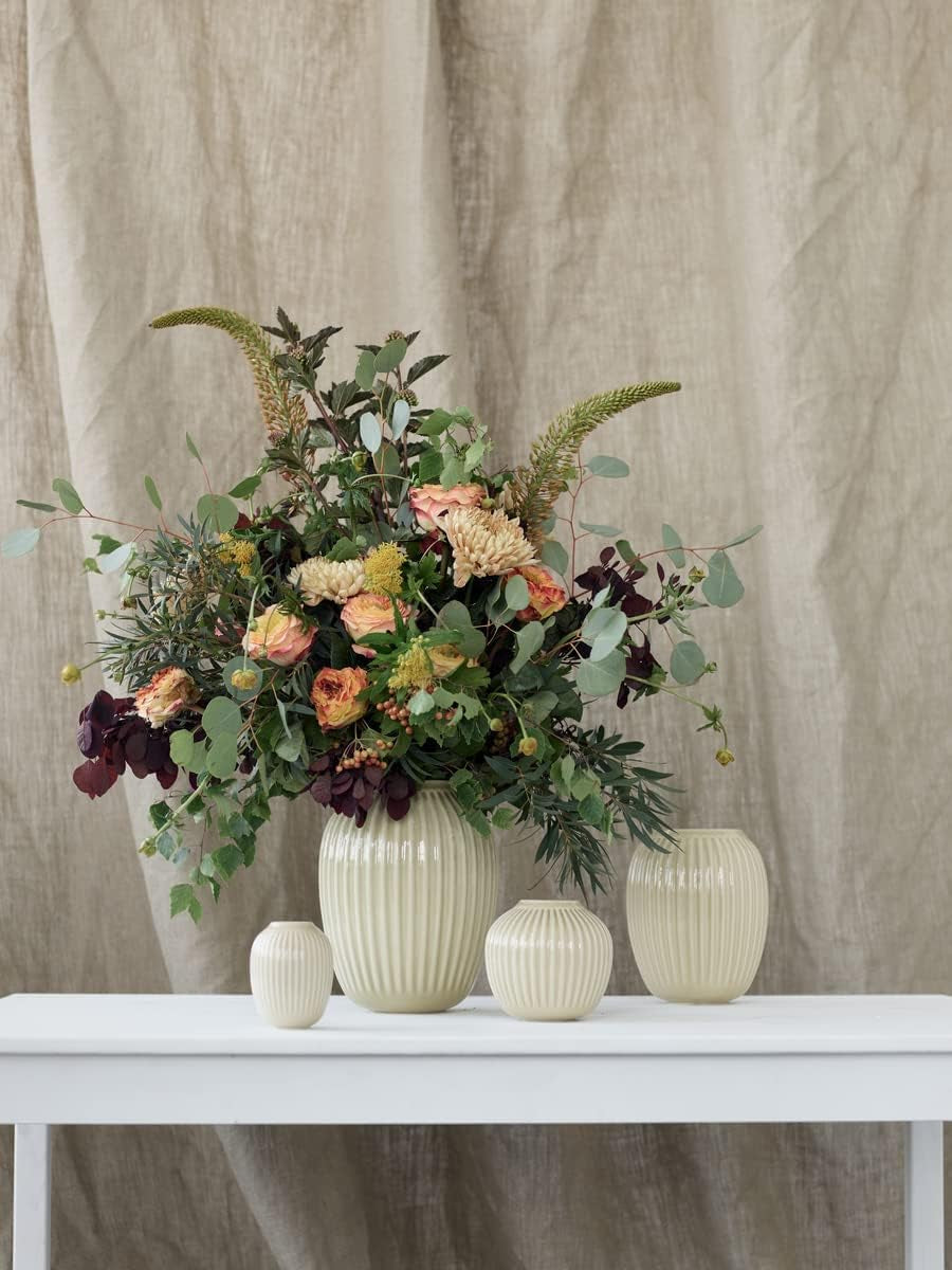 Kahler Hammershoi Vase, White, 4.1" H X 3.3" D