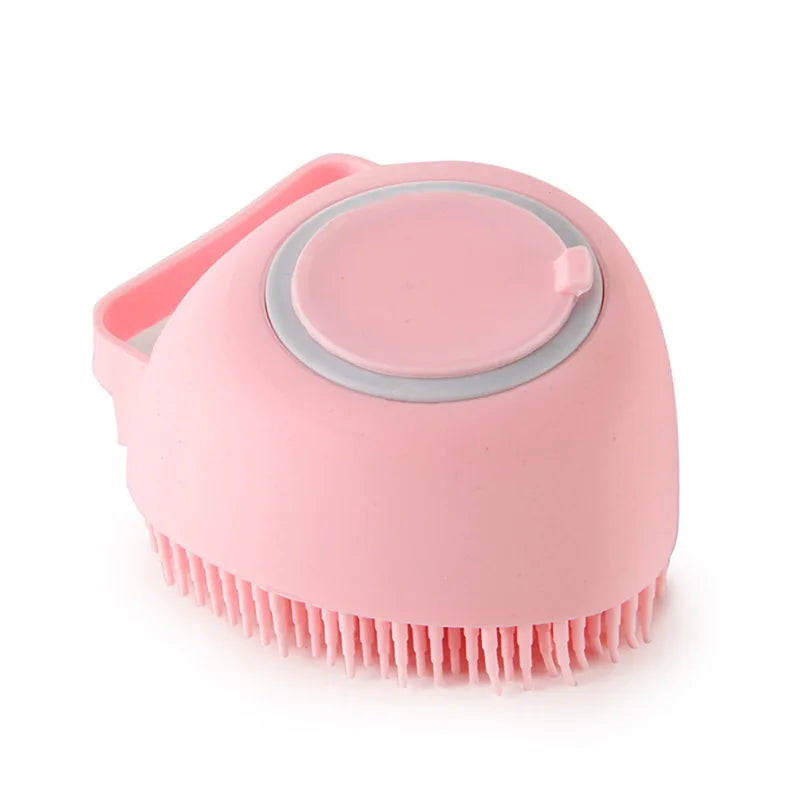 Silicone Pet Bathing Brush & Massage Comb for Dogs and Cats