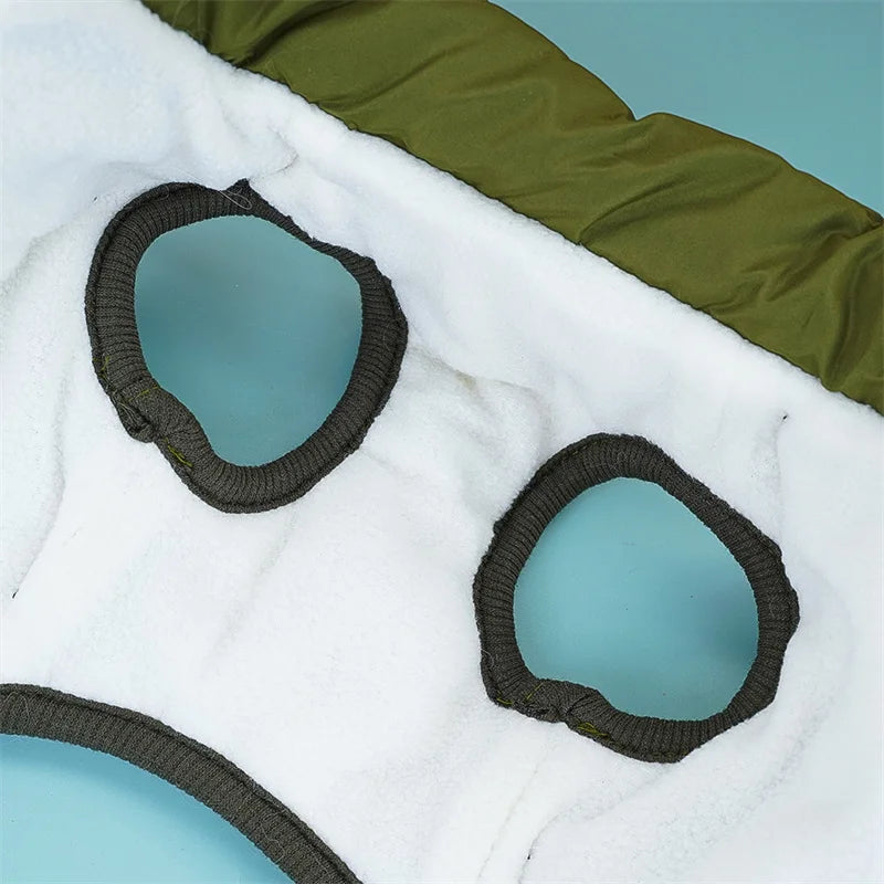 Winter Dog Jacket with Built-In Harness – Waterproof & Warm