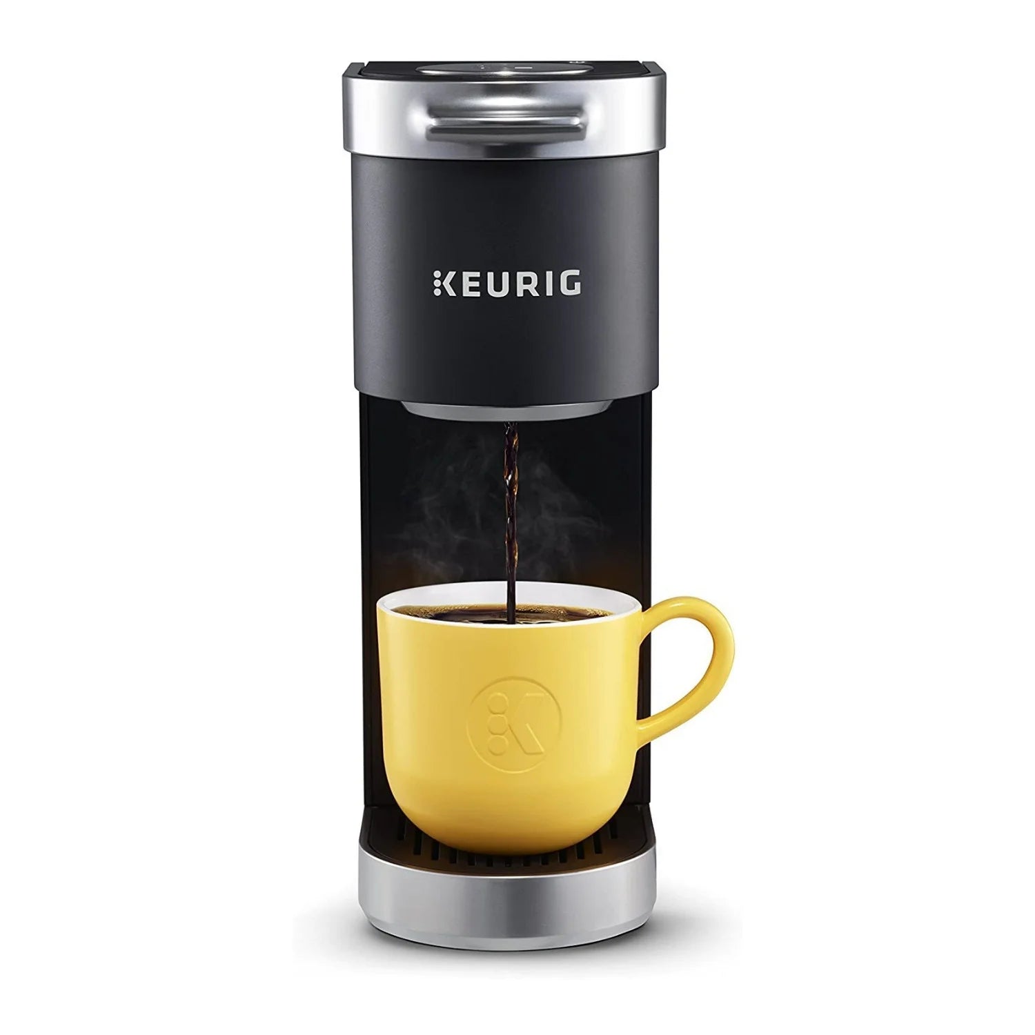 K-Mini Plus Single Serve Coffee Maker (Black) – Compact Brewer with Accessories for Home, Office & Travel