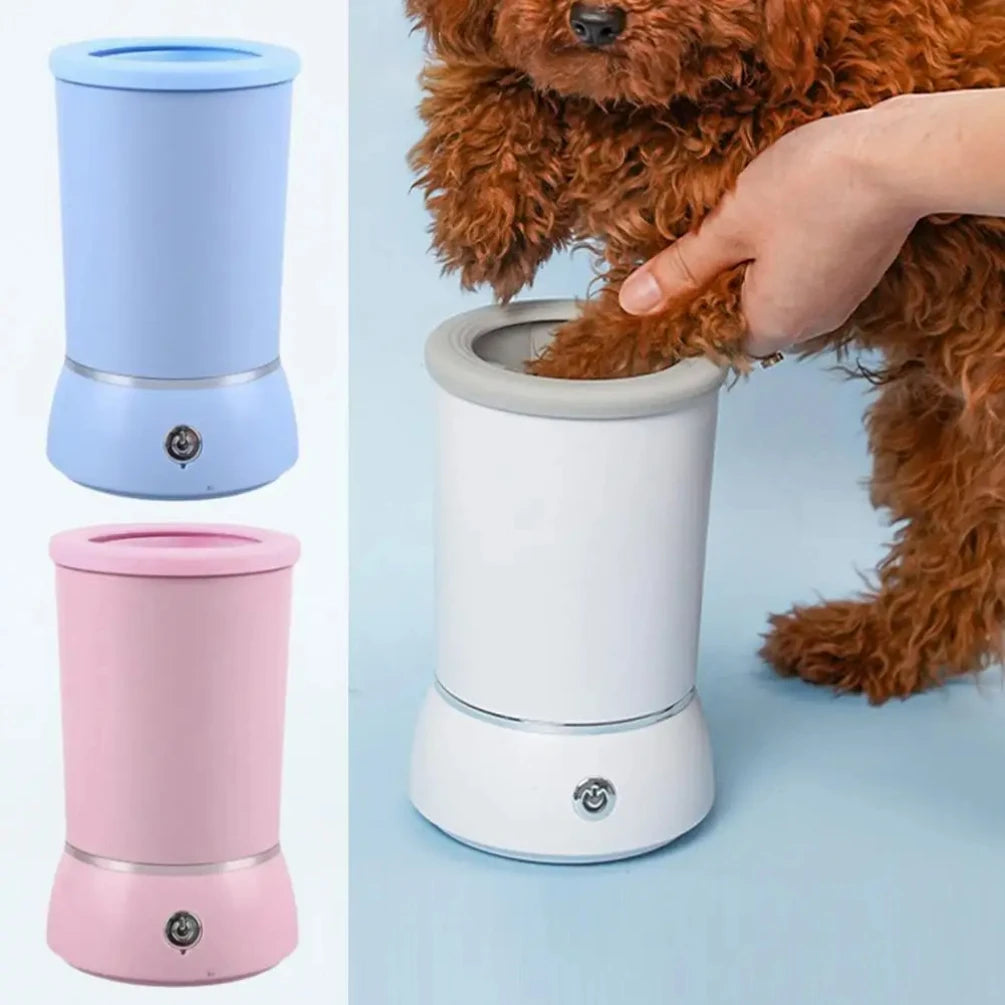 Automatic Electric Dog Paw Cleaner – USB Rechargeable Portable Paw Washer