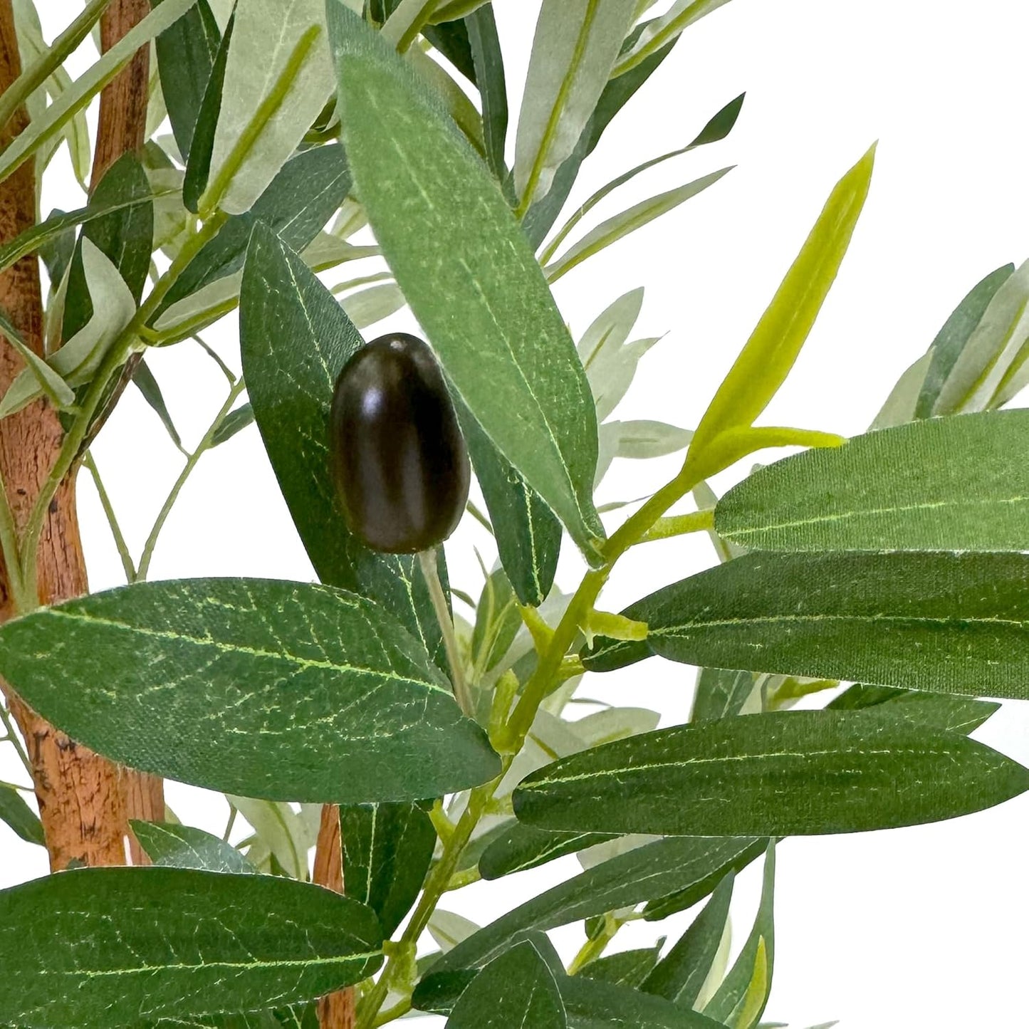 68" Artificial Olive Silk Tree with Modern Planter – Indoor & Outdoor Décor
