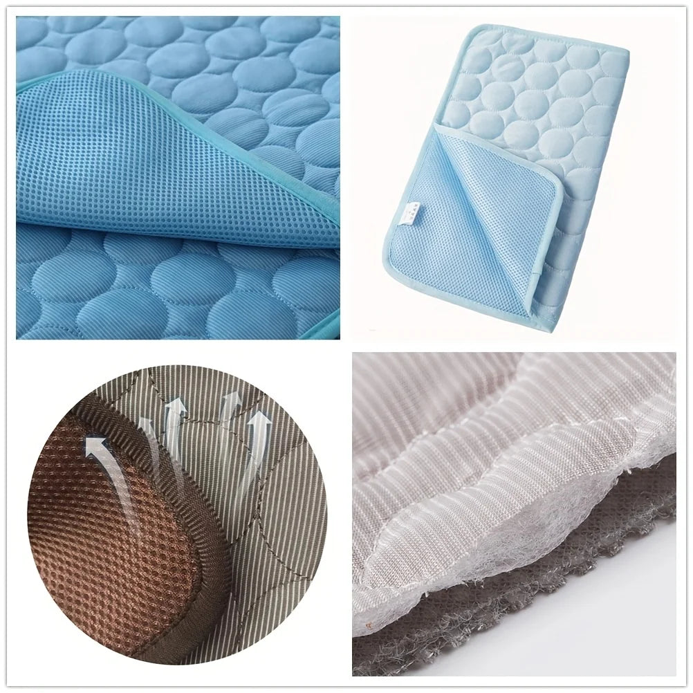 Extra Large Dog Cooling Mat – Summer Cold Bed for Dogs & Cats