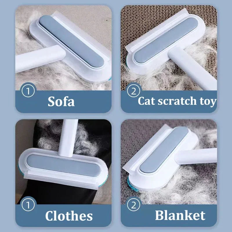 Multi-Function Lint Cleaner Pet Cat Hair Remover Brush Manual Lint Cat Dog Hair Cleaning Tools Pet Supplies Household Washable